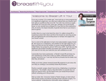 Tablet Screenshot of breastlift4you.com